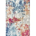 thumbnail image 3 of JONATHAN Y CONTEMPORARY POP 3 x 5 Area Rug, Sunset Abstract - Blue/Multi, CTP114A-3, 3 of 10
