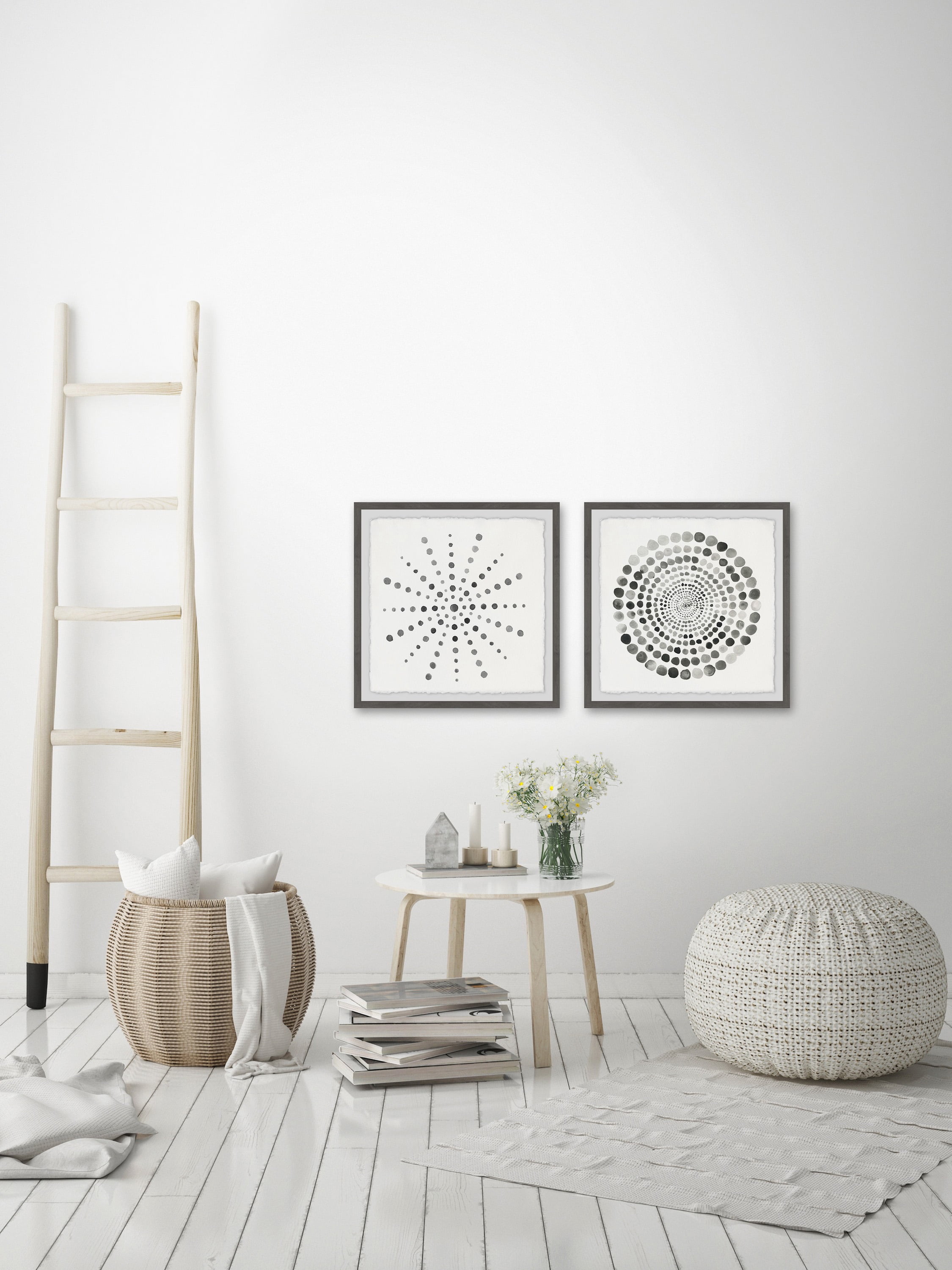 Marmont Hill Dotted Portal Diptych, Art Prints, 48.00" x 1.50"