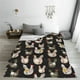 thumbnail image 5 of Balery Flowe Rooster Manta de Felpa Suave y Acogedora – Cobija de Franela Aterciopelada para Cama, Lavable y Cálida para Sofá, Mascotas, Transpirable-40"x30", 5 of 7