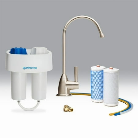 - Austin Springs by Aquasana NEW Undercounter Water Filter with Chrome Faucet SD