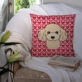 thumbnail image 3 of Carolines Treasures BB5328PW1414 Buff Poodle Fabric Decorative Pillow, 14Hx14W, multicolor, 3 of 4