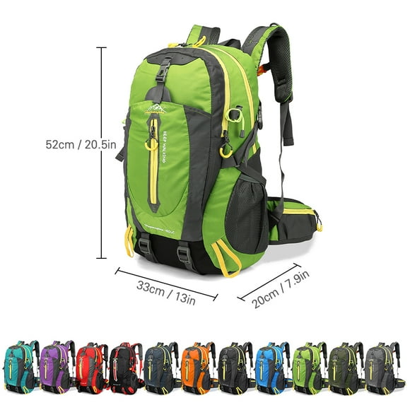 Sac à Dos, Hike Ordinateur Portable Grimper Résistant à l'Eau Camp 40l Résistant à l'Eau Monter Hommes Femmes Ordinateur Portable Grimper Hommes Résistant Camp Hike Ordinateur Portable Mewmewcat Huiop Qisuo