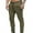 Olive Green, variant on WREESH Men's Slim Sweatpants Spring and Hip-Hop Design Sports Fitness Loose Trousers Olive Green