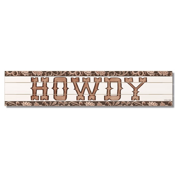 Highland Home Howdy Decorative Indoor/Outdoor Pallet Wood Sign