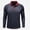 Dark Blue, variant on WAVSUF Henley Shirt for Men's Loose Fit Soft Stretchy Long Sleeve Fall Office Daily Top XL