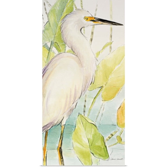 Great BIG Canvas | Rolled Lanie Loreth Poster Print entitled Snowy Egret