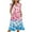 Colorful Heart, variant on Pink Valentines Dress Women's Casual Summer Dresses Trendy V-Neck Flutter Sleeveless Tiered Flowy Dress Hawaiian Beach Vacation Midi Sundress with Pockets