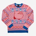 thumbnail image 1 of Kirby Holiday Icons Pink Sweater, 1 of 2