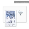 thumbnail image 2 of Masterpiece Silent Night Holy Night Laser Cut Christmas Cards / 10 Boxed Holiday Cards With Coordinating Envelopes / 5" x 7" Folded Greeting Card Set, 2 of 6