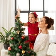 thumbnail image 3 of Ornativity Glitter Star Tree Topper - Christmas Gold Decorative Holiday Bethlehem Star Ornament, 3 of 7
