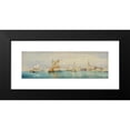 thumbnail image 2 of James Holland 14x8 Black Modern Framed Museum Art Print Titled - The Saint Mark's Basin, Venice (About 1860), 2 of 5