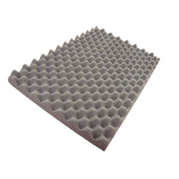 SunGlo Black Convoluted Foam Pad 24 X 16 X 2 Inches, Convoluted Foam 24 x 16 x 2 inches