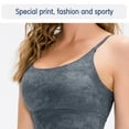thumbnail image 4 of Women Sports Bra Print Stretchy Breathable Removable Pad Yoga Running, 4 of 8