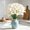 B, variant on 10Pcs Soft Rubber Artificial Lily Fake Flowers, Waterproof Fade Resistant DIY Floral Stems, Simulation Lily for Wedding Bridal Bouquet, Home Table Vase Hotel Party Photography Decor, without Vase