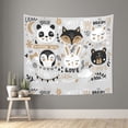 thumbnail image 2 of Balery Funny Animals Series Pattern Tapestry 60x51 Inches - Large Wall Hanging Tapestry for Bedroom, Living Room, Dorm Decor - Artistic and Aesthetic Room Decor, 2 of 9
