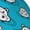 1 Black, variant on Women Crew Soft Moisture-wicking Socks Hippo In Water Head Pattern Design Cotton Socks, One Size fit All