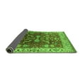 thumbnail image 2 of Ahgly Company Indoor Rectangle Oriental Green Traditional Area Rugs, 6' x 9', 2 of 4