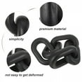thumbnail image 3 of LAMIRO Rustic Ornament Wood Chain Link Decor Black 1Set, 3 of 4