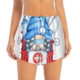 thumbnail image 2 of Disketp Medicine Gnome Truck Red Women's Shorts Workout Shorts for Athletic Gym Running Shorts with Phone Pockets-Large, 2 of 7