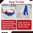thumbnail image 6 of 10Pcs Shower Scrubber Refill Pads Compatible with Tub & Tile Scrubber, Durable Blue Non-Scratch Replacement Pads for Bathroom & Toilet Wall Floor Cleaning, 6 of 12