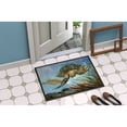 thumbnail image 2 of Carolines Treasures JMK1118JMAT Loggerhead Sea Turtle Door Mat Indoor Rug or Outdoor Welcome Mat 24x36 Doormat  36"L x, 2 of 4