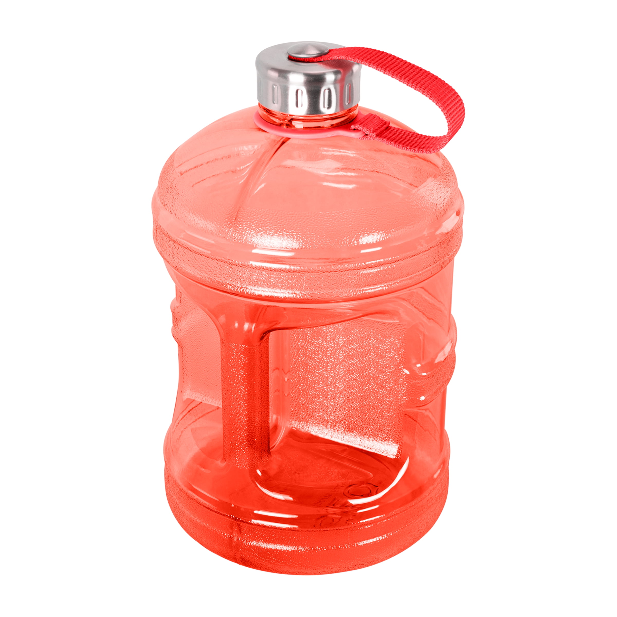 Geo sports bottles 1 gal Red Stainless Steel Water Bottle with Wide Mouth  Lid 