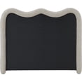 thumbnail image 5 of Meridian Furniture Gavin Beige Chenille Fabric King Bed, 5 of 6