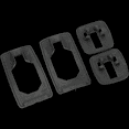thumbnail image 4 of Juego de 4 Sellos para Manijas de Puerta de Vehículo, 4 of 9