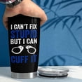 thumbnail image 5 of Police Tumbler American Policeman 20oz Tumblers with Lid Gift for Police Man Dad Father Boy Friends Retirement Birthday Party, 5 of 6