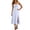 Light Blue, variant on Qulqfy Boho Summer Dresses for Women Sleeveless Corset Wedding Guest Maxi Solid Black Wrap Square Neck Tie-up Bow Side Slit Beach Long Dresses 2XL