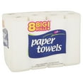 Great Value Paper Towels, 8 Big Rolls