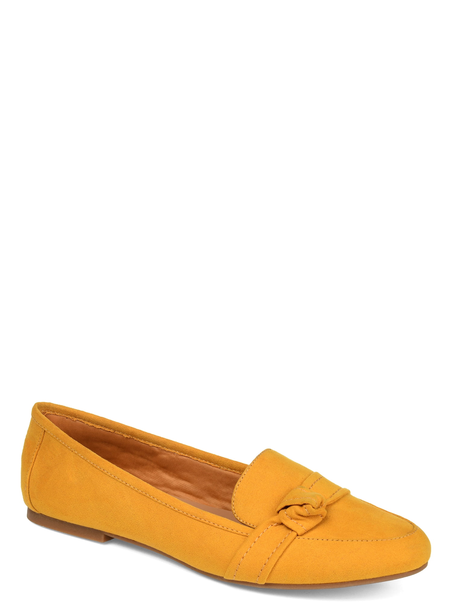 women yellow flats