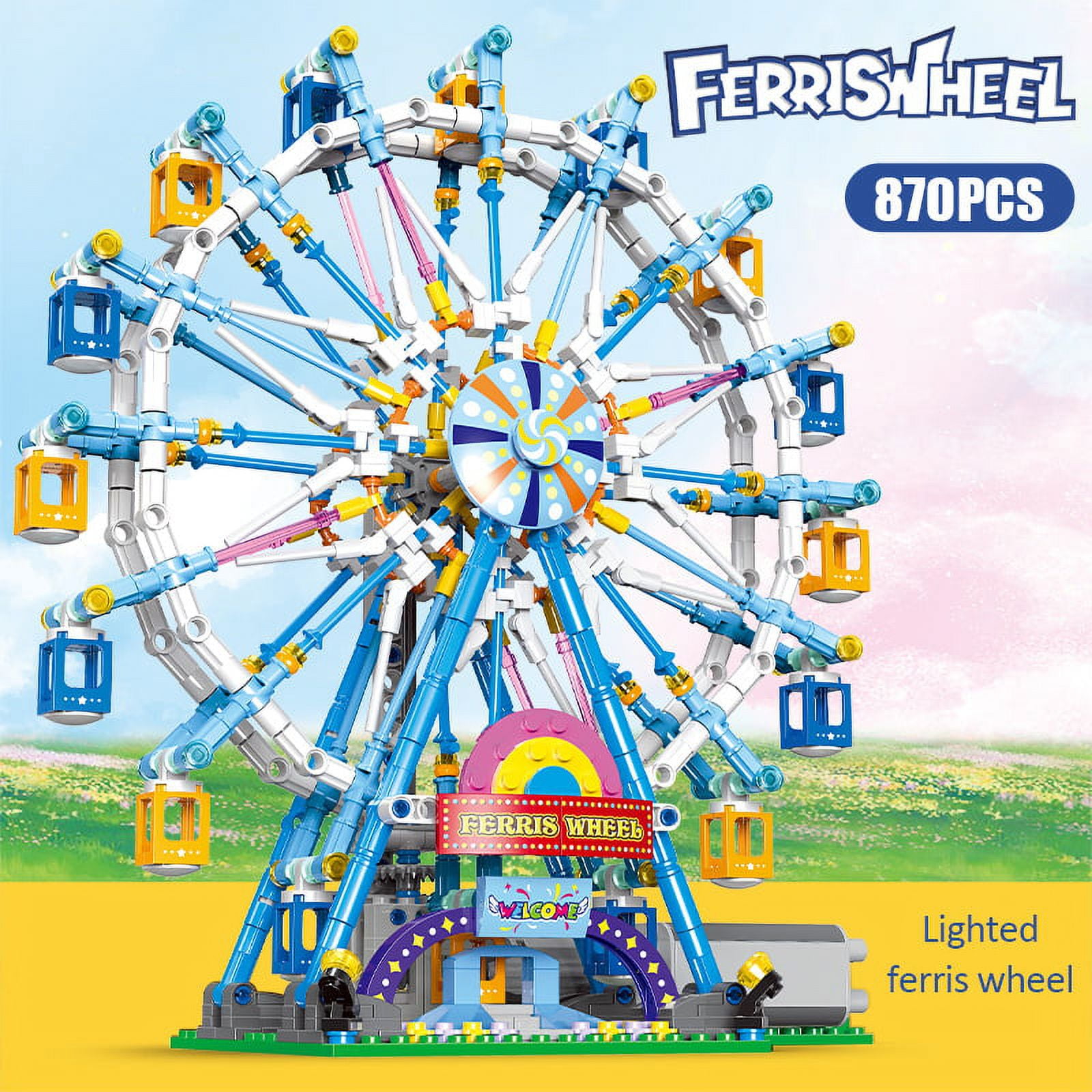 知育玩具 mkrs K'NEX Thrill Rides - STEM Kids 3-in-1 Classic Amusement Park