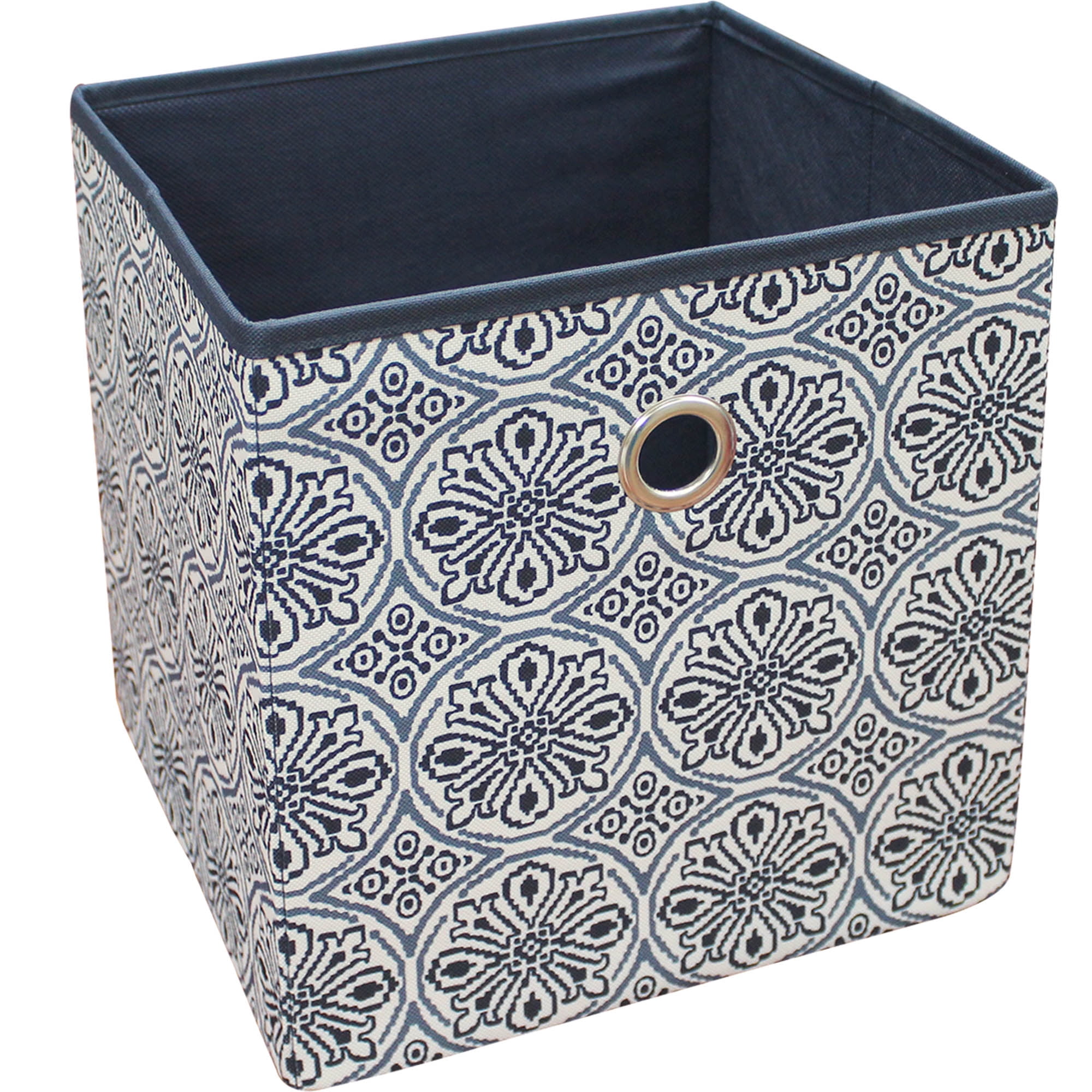 Mainstays Collapsible Fabric Cube Storage Bin (10.5" x 10.5") - Walmart.com