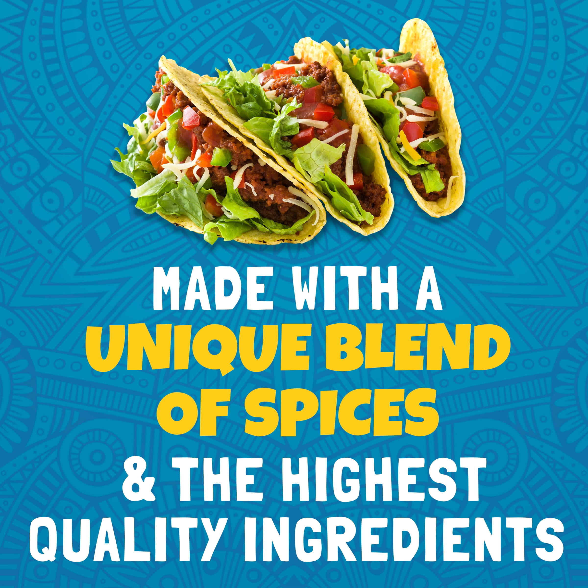 40% Less Sodium Taco Seasoning Mix - Ortega®