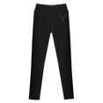 thumbnail image 3 of Gibobby pantalones mujer Pantalones cálidos de otoño invierno para mujer Leggings de felpa Pantalones estampados（Negro, S), 3 of 4