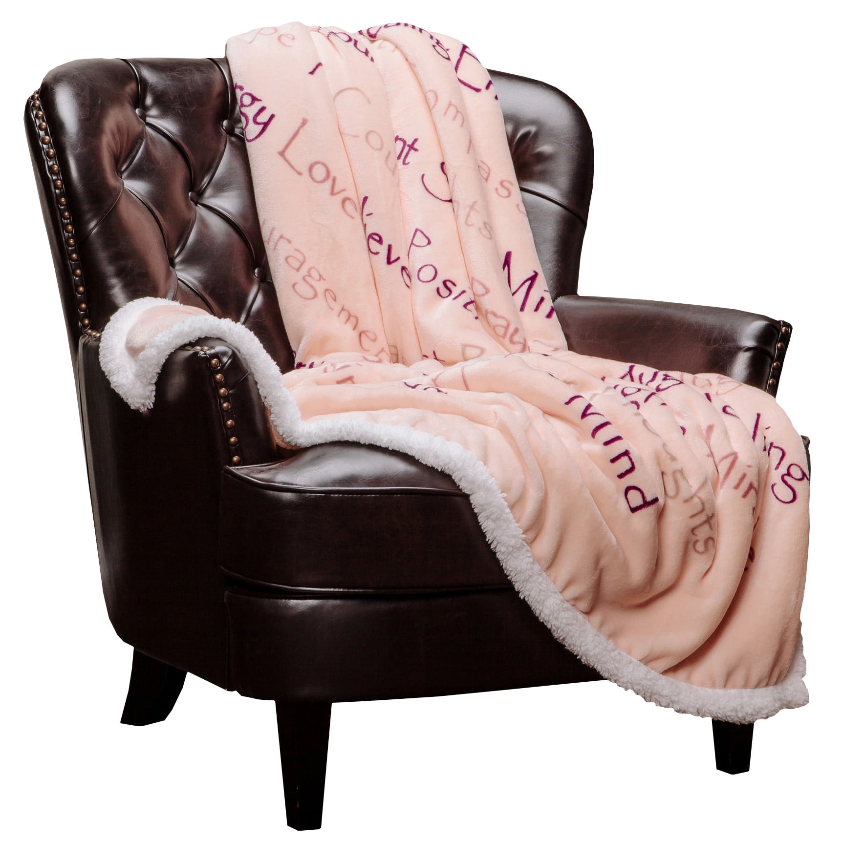 Chanasya Healing Energy Prayer Compassion Miracle Positive Thoughts Soft  Fleece Sherpa Comfort Caring Message Gift Throw Blanket - Gift for Chimo  Hospital Sick Men Women - Ivory Purple Blanket - Walmart.com