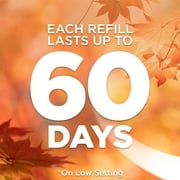 Air Wick Plug-In Scented Oil Air Freshener Warmer Refills, Bonfire and Crisp Fall Air, 2 Count