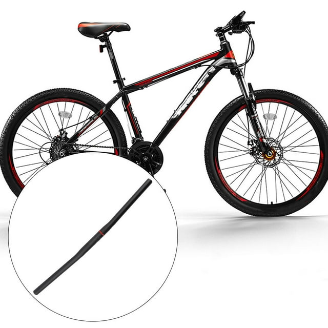 Light/Matte Full Horizontal Handlebar Mountain Bike Aluminum Alloy Bar Racing One-shaped Ultralight Bicycle Straight Handle Matte Black