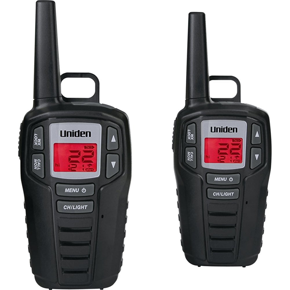 Uniden Sx1673ch 16Mile 2Way FRS/GMRS Radios, 3Pack with 9 Batteries