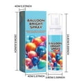 thumbnail image 2 of Balloon Gloss Spray 100ml | Instant Shine Enhancer - Even Coverage, Long-Lasting Glitter, Bright Finish for Balloons | Event, Party, Wedding Decoration | 1 Bottle, 2 of 8