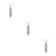 thumbnail image 3 of yingyy Hexagon Column Charm Exquisite Men Handmade Holiday Anniversary Hanging Pendants Pointed Colorful Crystal Chain Stone 3Set, 3 of 6