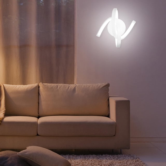 BELOVING Modern LED Wall Mounted Light Decorative Night Lamp Lighting Fixture Wall Sconce D White Light