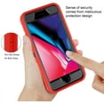 thumbnail image 6 of Entronix Heavy Duty Case Designed for iPhone 8 Shockproof Triple Layer Rugged Case, Red, 6 of 6