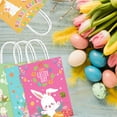 thumbnail image 3 of 16 Pcs Easter Gift Paper Bags Happy Easter Party Favor Bags With Handles Treat Bags Candy Snacks Gift Packaging Bunny Egg Gift Bag Goodie Gift Wrapping for Easter Baskets Egg Hunts Party Supplies, 3 of 8