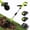 Green, variant on 20V Portable Electric Garden Tiller,  8.5" Cordless Cultivator with 2.0Ah Lithium Battery for Soil Cultivation, Adjustable Depth 6.3", 8.8lbs Lightweight for Raised Bed, Vegetable Garden