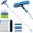 Blue, variant on 152'' Window Cleaning Kit, 2 in 1 Window with Extension Poles, Window Cleaner Tools for Indoor/Outdoor High Window, , Glass