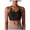 Black, variant on Sports Bras Low Impact Sports Bra Women's Solid Beauty Back Strap Sports Bra Running Fitness & Yoga Wear Underwear