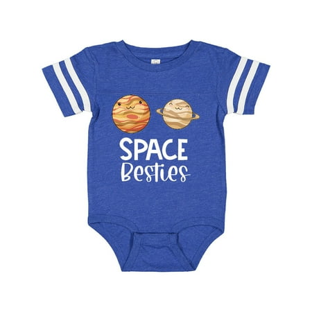 

Inktastic Space Besties Cute Jupiter and Saturn Gift Baby Boy or Baby Girl Bodysuit