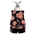 thumbnail image 3 of Akafmk Tankini Swimsuits for Women Loose Fitting Solid Color Swim Tops with High Waisted Boyshorts Two Piece Bathing Suits Comfortable Athletic Swimwear, Sizes S-XL, 3 of 3